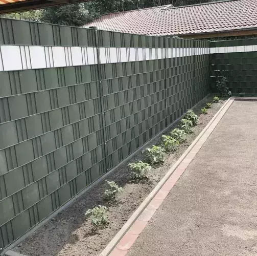 Gardlov Schattentrennwand Grün mit PVC-Beschichtung 3m 450gr/m²