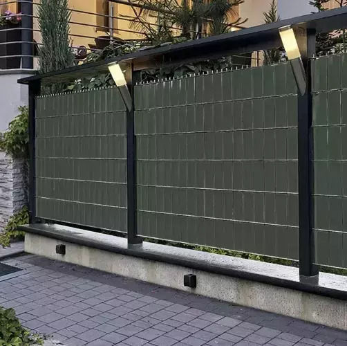 Gardlov Schattentrennwand Grün mit PVC-Beschichtung 3m 450gr/m²