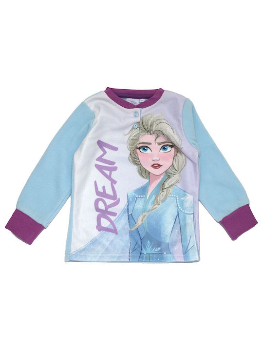 Disney Pijama pentru copii De iarnă Fleece Blue Frozen