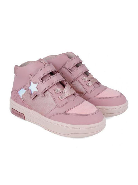 Biomecanics Kinder Sneakers Hoch Rosa