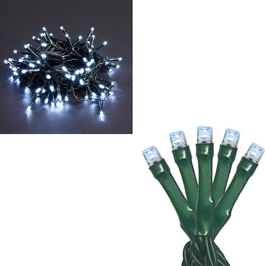 1000 Lights LED 50m. Cold White in String 1pcs