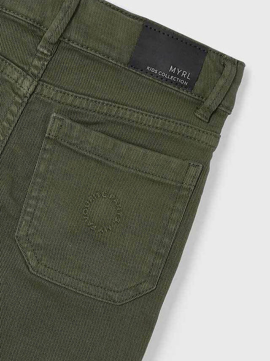 Mayoral Kids' Pants Green