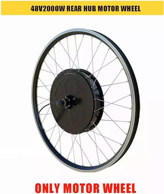 Electric Bike Conversion Kit 48v 1500w/2000w Power High Speed Up To 60 Km H 2000w Only Hub Wheel