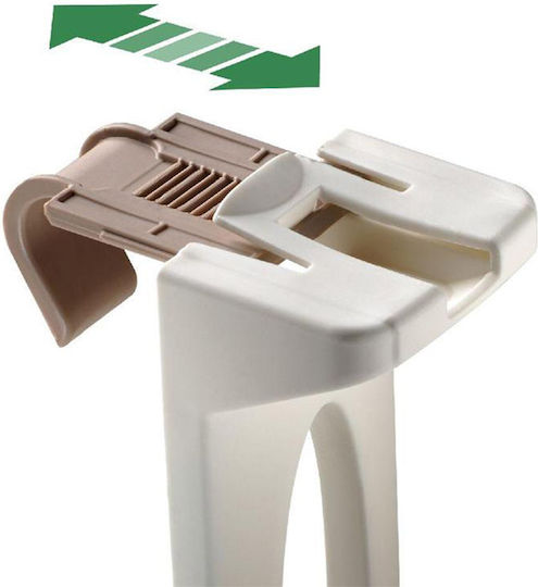 Bama Cârlig de Baie Simplu ​2x2cm Cream/Grey