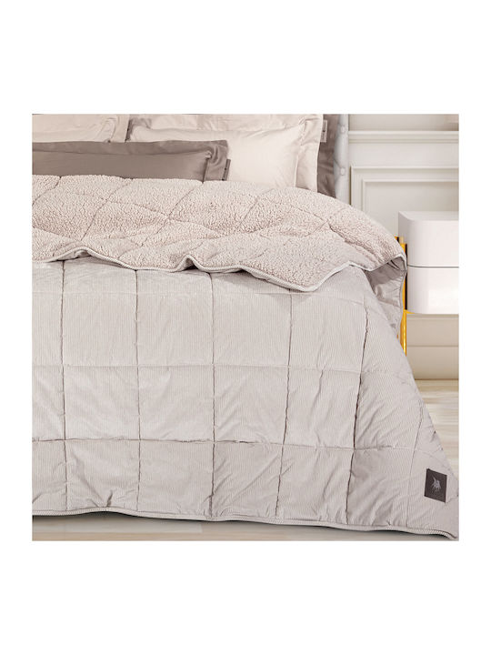 Greenwich Polo Club Duvet Cover Queen 220x240cm 3481 Taupe 700 GSMGsm 11.5 togs Togs