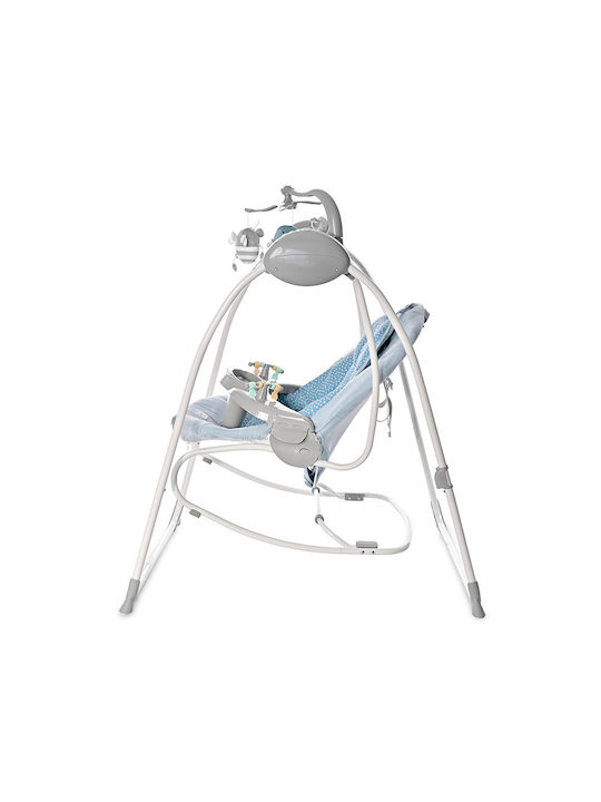 Lorelli Electric Baby Relax Swing Tango with Music and Vibration Cameo Blue Stars for Child up to 12kg