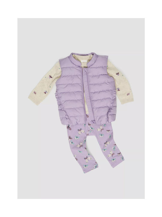 s.Oliver Kinderjacke Ärmellos Purple-lilac