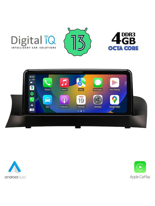 Digital IQ Sistem Audio Auto pentru BMW X3 (F25) 2011-2013 (Bluetooth/USB/WiFi/GPS/Apple-Carplay/Android-Auto) cu Ecran Tactil 10.25"