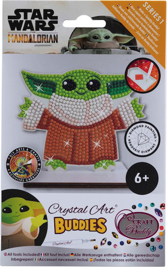 Diamond Painting Kit Craft Buddy Crystal Art Buddies Grogu 7 Teile