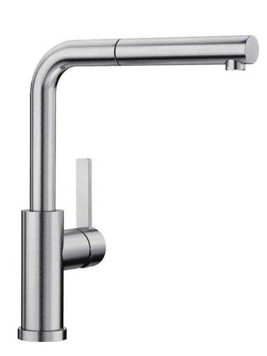 Blanco Lanora Sf Counter with Pull-Out Spray Silver Blanco Lanora Sf Counter with Pull-Out Spray Silver