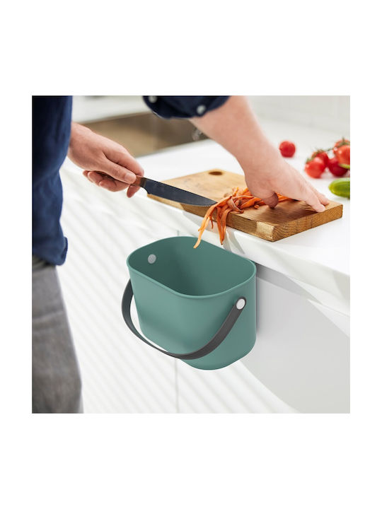 Rotho Babydesign Albula Coș de Gunoi Plastic Verde 3.2lt 1buc