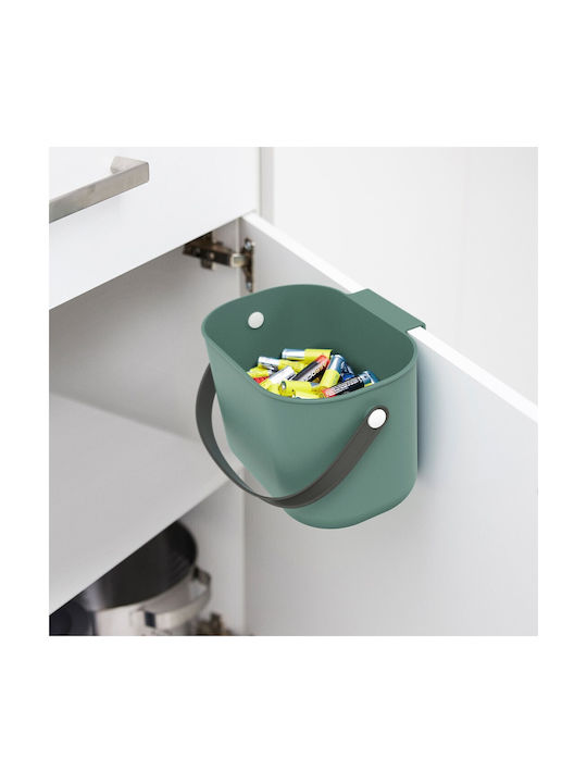 Rotho Babydesign Albula Coș de Gunoi Plastic Verde 3.2lt 1buc