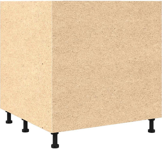 Dulap de Colț pardoseală Cafea 75.5x75.5x81.5buc