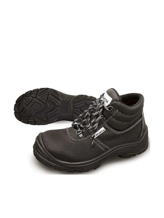 Wurth Basic FC16 Boots Safety Black S1 with Certification SRC 01049 9500001050 9500001051 9500001052 9500001053 9500001054