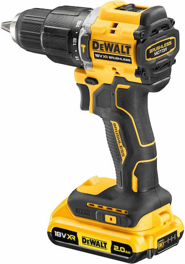 DEWALT Percussive Drill Driver Battery Brushless 18V 2x2Ah DCD100YD2T