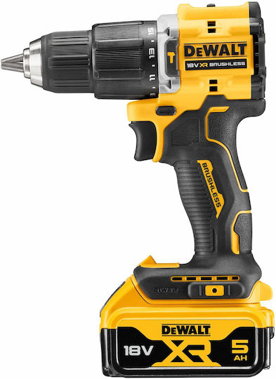 DEWALT Schlagbohrmaschinen Bohrschrauber Batterie Bürstenlos 18V 2x5Ah DCD100YP2T