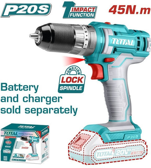 Total Percussive Drill Driver Battery Solo 20V