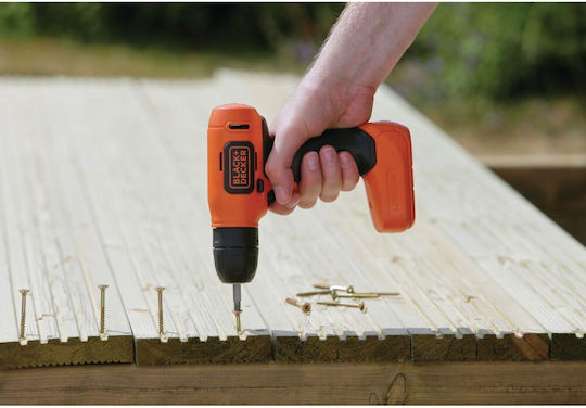 Black & Decker Δραπανοκατσάβιδο Μπαταρίας 7.2V 1x1.5Ah