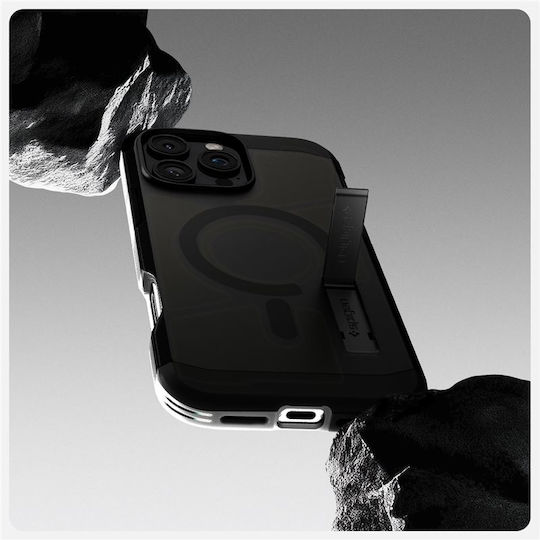 Spigen Tough Umschlag Rückseite Metallisch 1.2mm Schwarz (iPhone 17 Pro / iPhone 16 Pro)