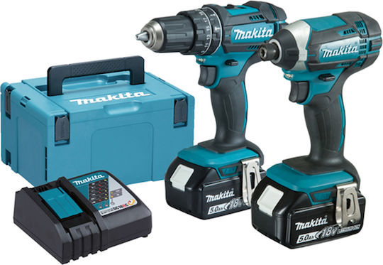 Makita DHP482 Δραπανοκατσάβιδο Μπαταρίας 18V 3x3Ah