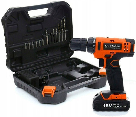 Kraft & Dele KD1572 Δραπανοκατσάβιδο Μπαταρίας 18V 1x1.3Ah
