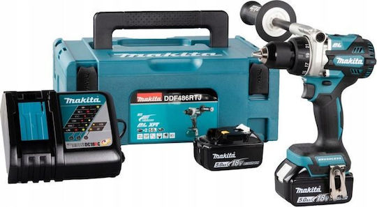 Makita DDF486RTJ Δραπανοκατσάβιδο Μπαταρίας 18V 2x5Ah