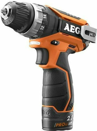 AEG Tools BS 12C2 Li-202C Двигател За Бормашина На Батерия 12V 2x1.5Ah