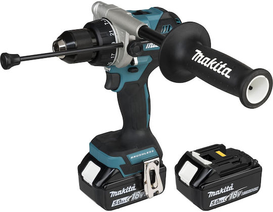 Makita DHP486RTJ Percussive Battery Drill Driver 18V 2x5Ah