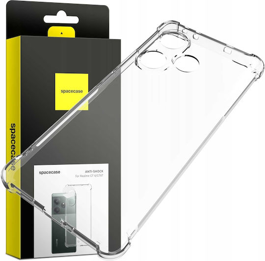 Spacecase Anti-shock Bumper Силикон 1мм с Каишка Прозрачен (Realme GT 6)