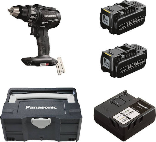 Panasonic Bohrschrauber Batterie Bürstenlos 18V 2x5Ah