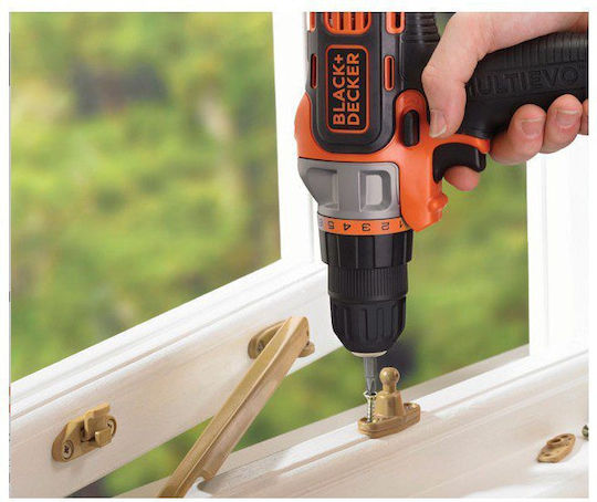 Black & Decker MT218KB Battery Power Drill Driver 18V 2x5Ah
