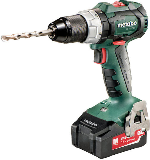 Metabo Șurubelniță cu Baterie Fără Perii 18V 2x4Ah