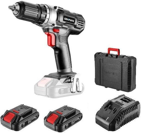 Graphite 58G006-SET2 Двигател За Бормашина На Батерия 18V 2x2Ah