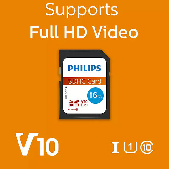 Philips FM16SD45B SDHC 16GB U1 UHS-I