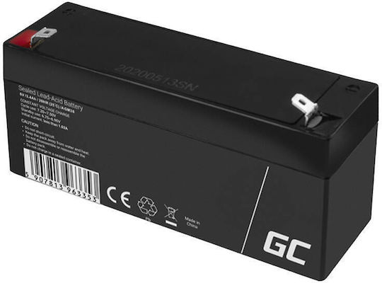 Green Cell Μπαταρία UPS με Χωρητικότητα 3.4Ah και Τάση 6V AGM38 1τμχ