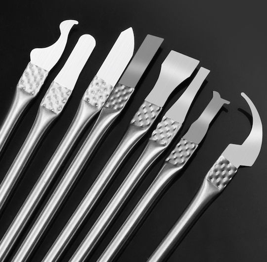 Set 8 Modelling Spatulas Zola Special Applying Spreading Smoothing Soft Materials