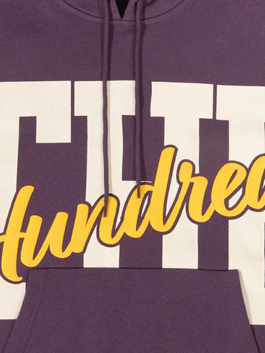 The Hundreds Sweatshirt with Hood Purple