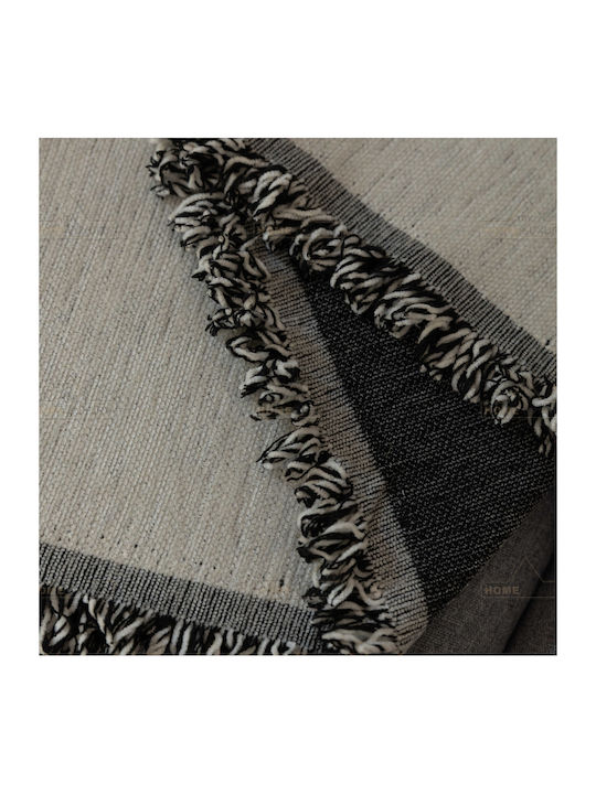 My Home Luxury Michel Armchair Throw Jacquard 180x180cm Beige