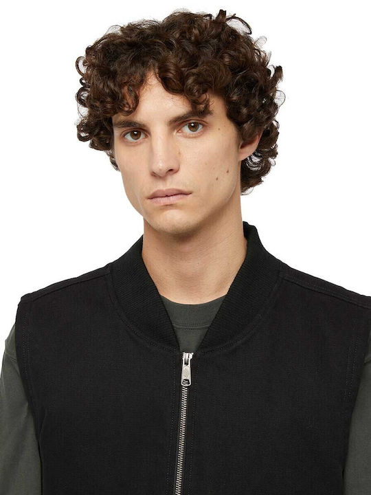 Ärmellos Jacke Schwarz