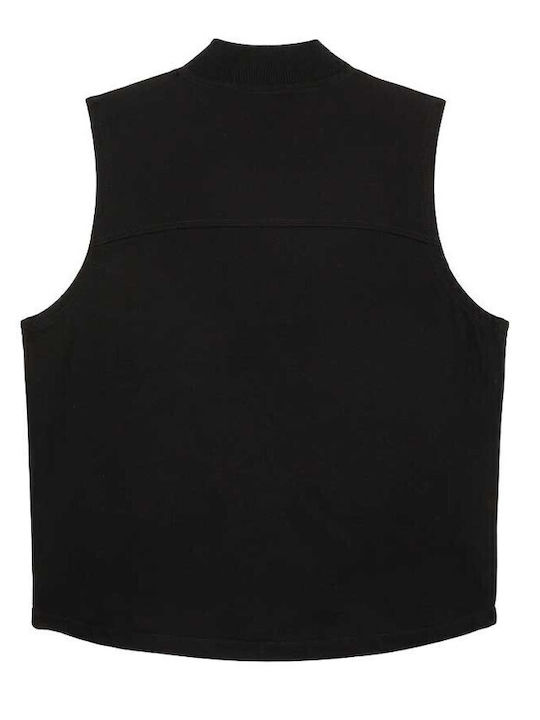 Ärmellos Jacke Schwarz