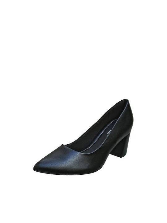 Piccadilly Anatomic Black Medium Heels