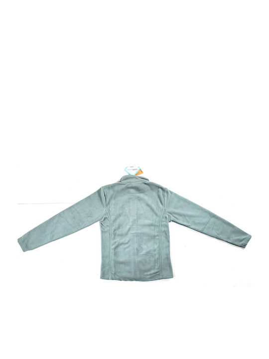 Fleece Damen Jacke in Grün Farbe