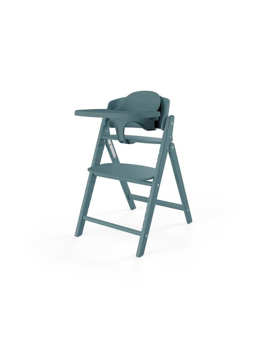 Cybex Click & Fold Klappbarer Baby Hochstuhl 4 in 1 mit Höhenverstellbar Stone Blau
