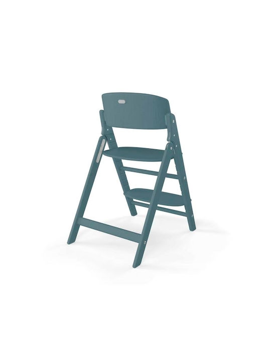 Cybex Click & Fold Klappbarer Baby Hochstuhl 4 in 1 mit Höhenverstellbar Stone Blau
