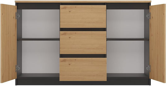 Malwa 2d3s/ba Anthracite Artisan Chest Drawers