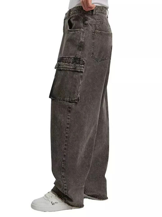 Παντελόνι Cargo σε Baggy Γραμμή Grey, Black
