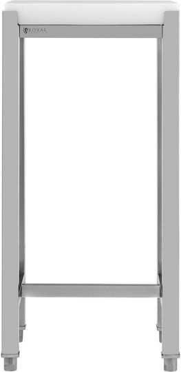 Masă de tăiat pentru măcelari din polietilenă pe bază de oțel 40 X 50 X 80 cm