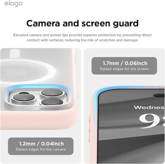 Elago Hybrid Back Cover Πλαστικό / Σιλικόνης 1.2mm Διάφανο (iPhone 16 Pro Max)