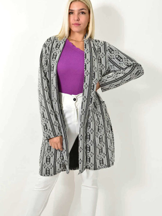 Potre Lang Damen Blazer Black