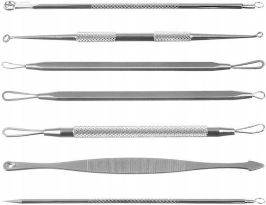 7 Instruments Kit Zola Stainless Steel Cosmetics Blackhead Blackhead Extraction Black